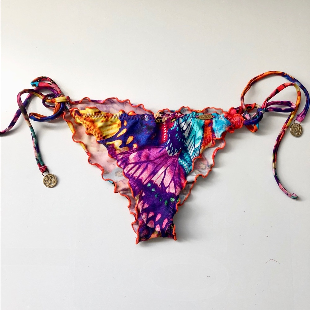 Luli Fama Wavy Brazilian Bikini Bottom Size M